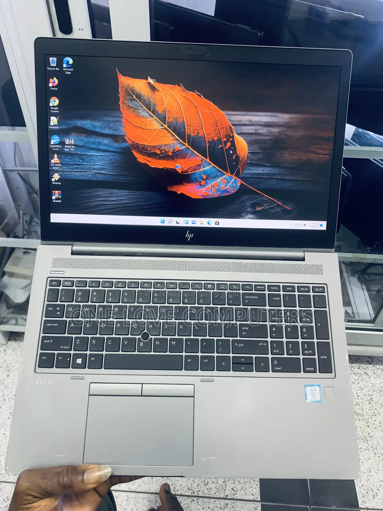Laptop HP ZBook 15 G5 16GB Intel Core i7 SSD 512GB