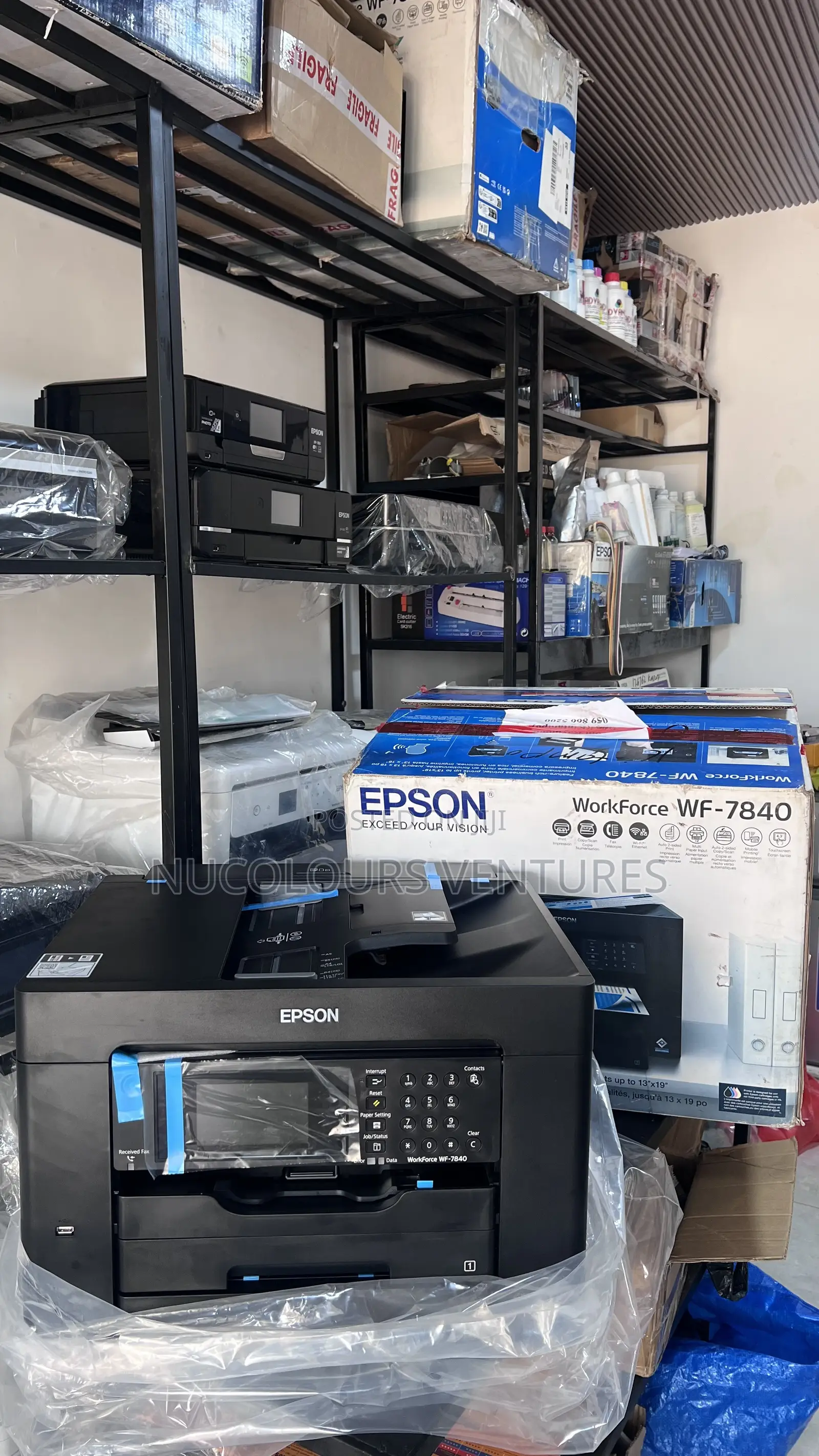 New Epson WF-7840 Printer + Ciss Tank
