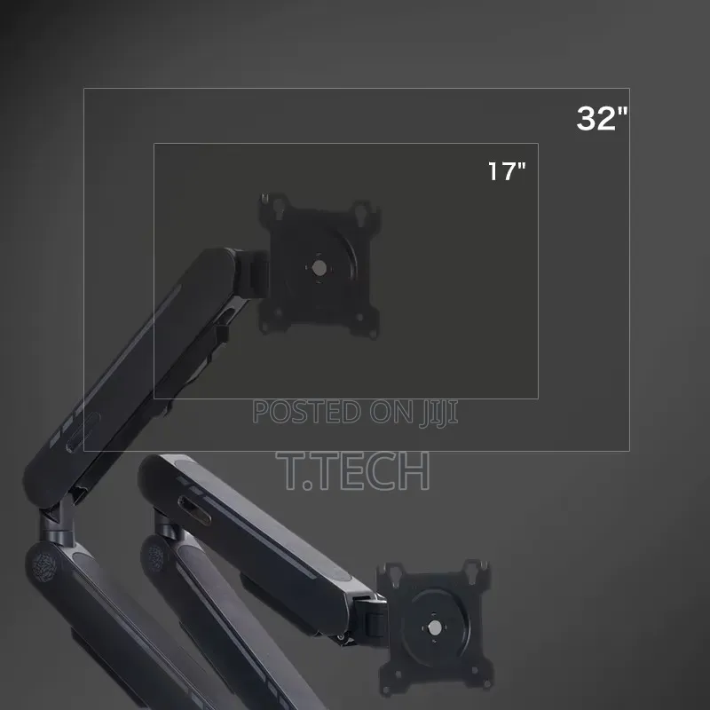 Premium Dual-Arm Mechanical Spring Monitor Arm Stand