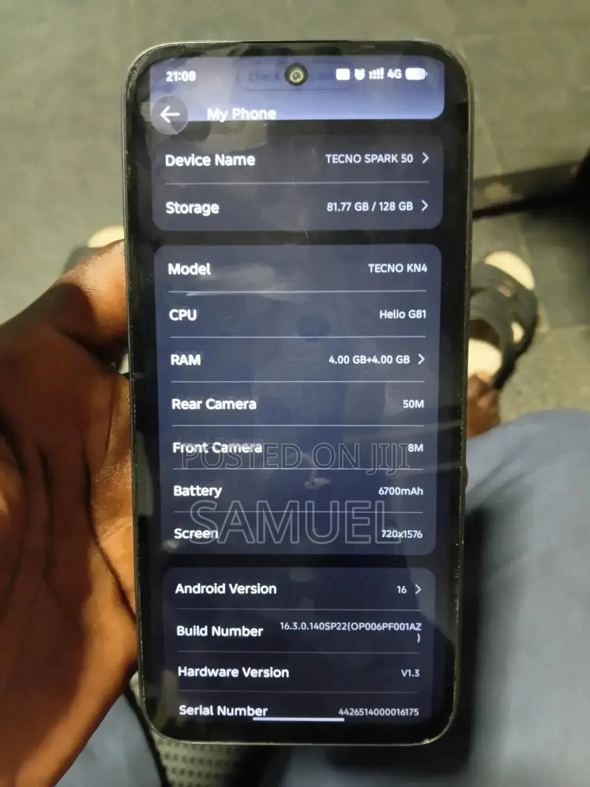 Tecno Spark 50 128 GB