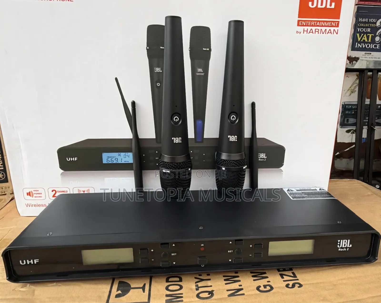JBL Rock 2 UHF 2in1 Wireless Microphone