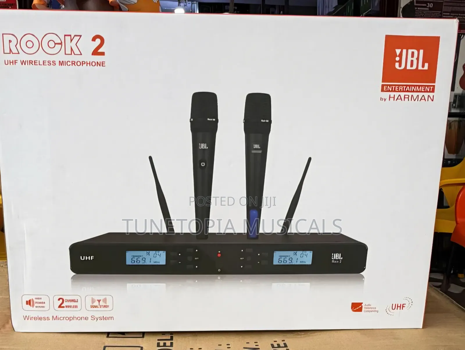 JBL Rock 2 UHF 2in1 Wireless Microphone
