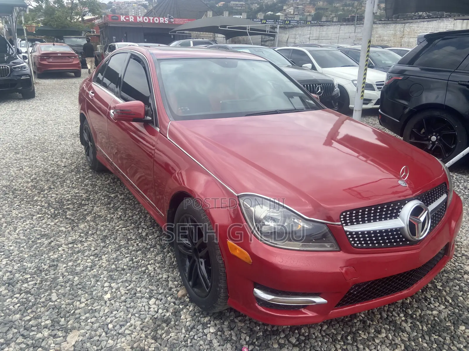 Mercedes-Benz C250 2013 Red