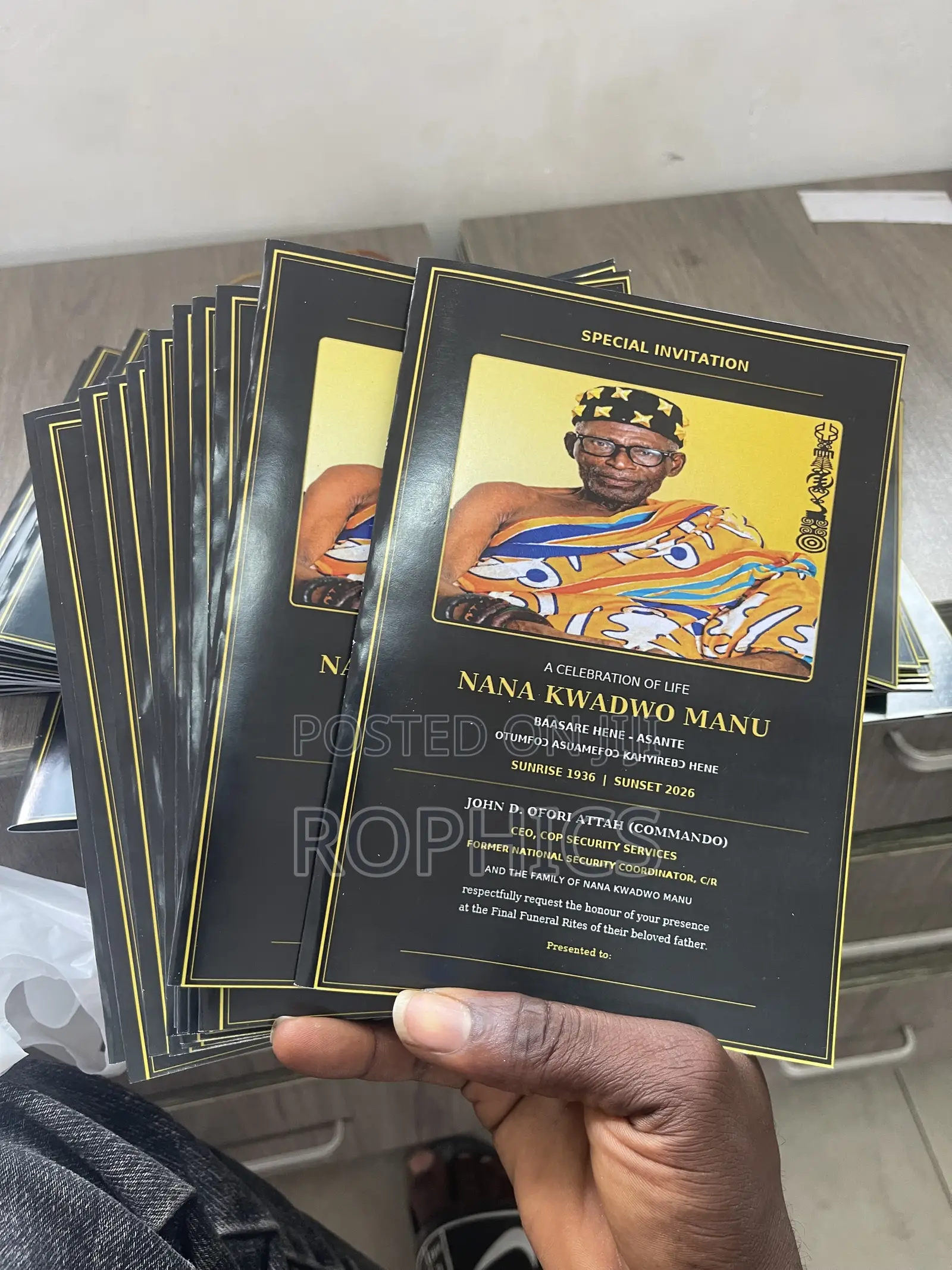 Funeral Invitations