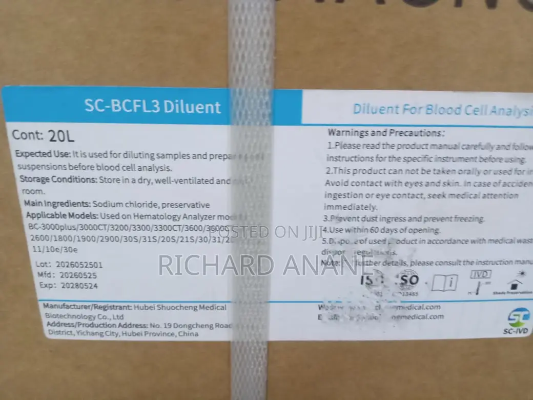 Diluent, 3-Part Hematology Analyzer