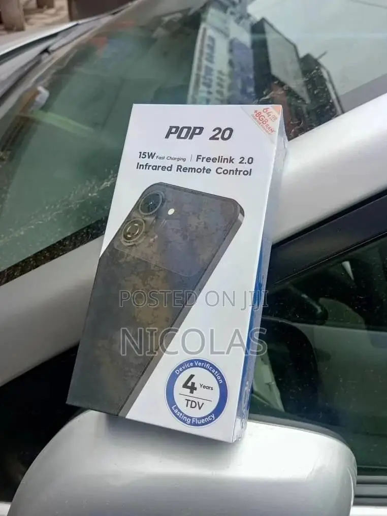 New Tecno Pop 20 64 GB Black