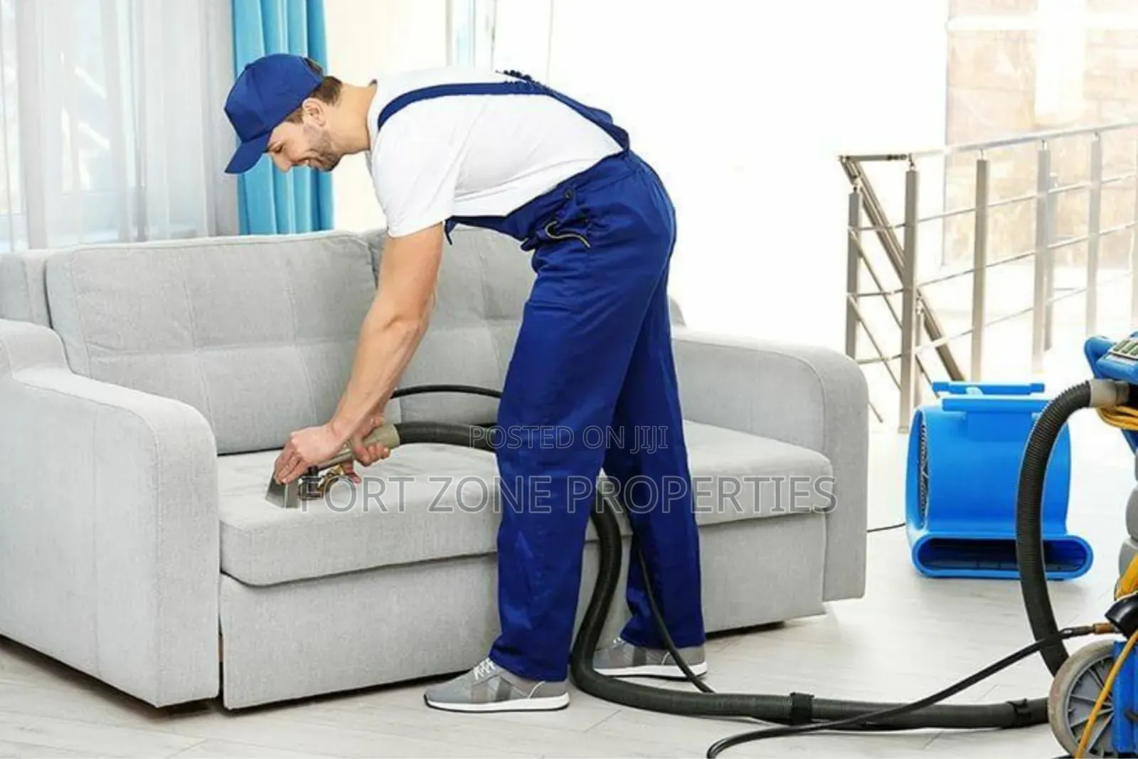 Sofa Dry Cleaning With Cleantex