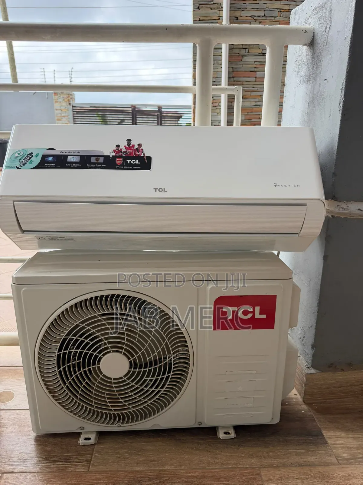 Used 1.5hp TCL Inverter Air Conditioner Used for 8 Months With Remote