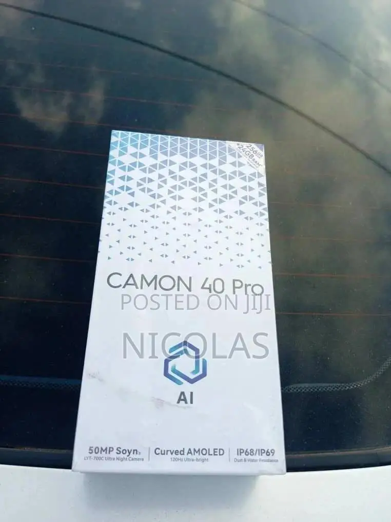 New Tecno Camon 40 Pro 5G 256 GB Black