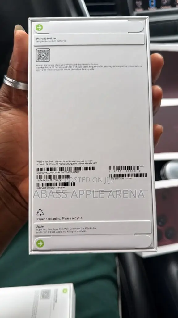 New Apple iPhone 18 Pro Max 512 GB
