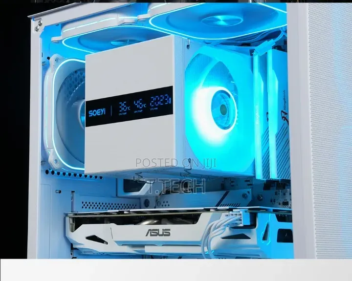 Twin-Tower CPU Cooler
With a Top Magnetic Digital Display