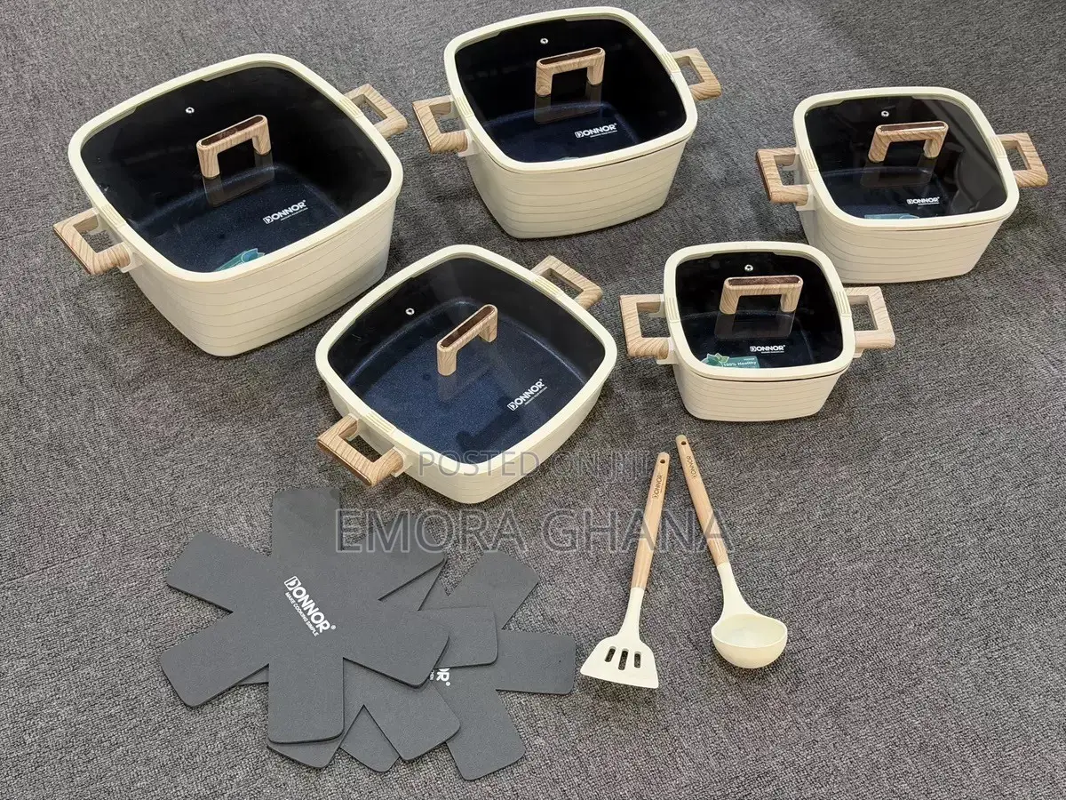 Donnor Luxury Crest 15- Piece Non-Stick Cookware Set