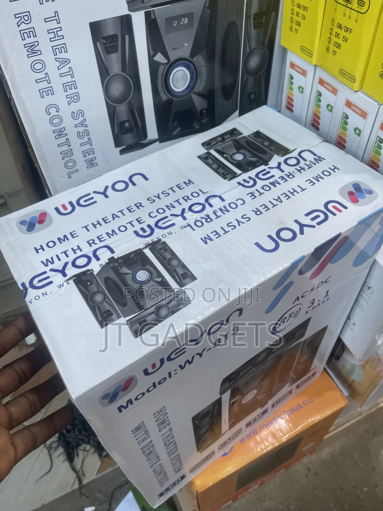 Weyon WY-813 Home Theater Speaker System — Bluetooth, X-Bass