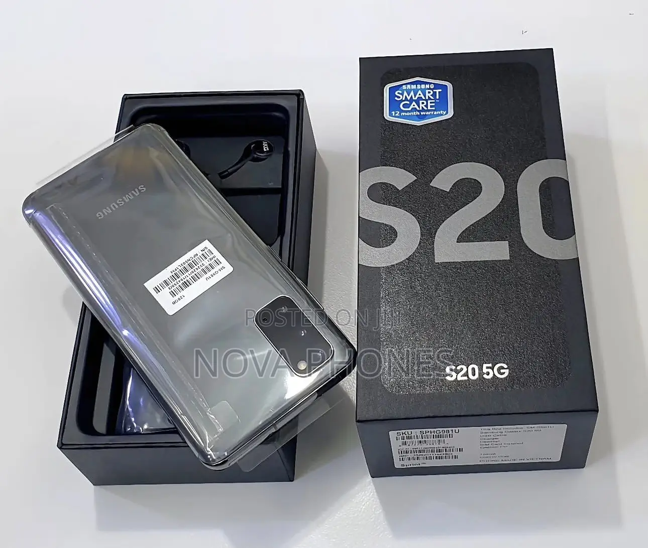 New Samsung Galaxy S20 128 GB Gray