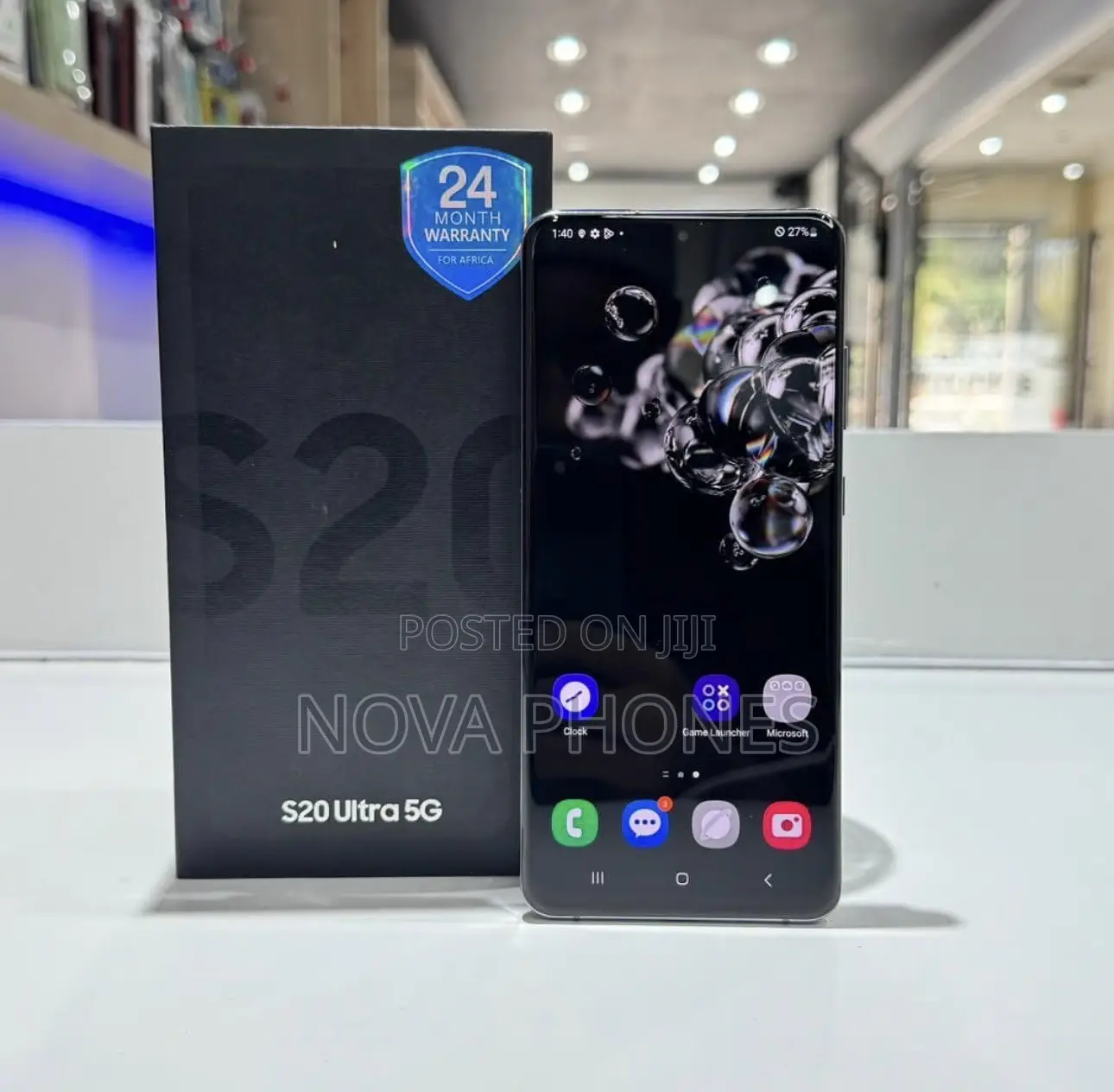 New Samsung Galaxy S20 Ultra 128 GB Black