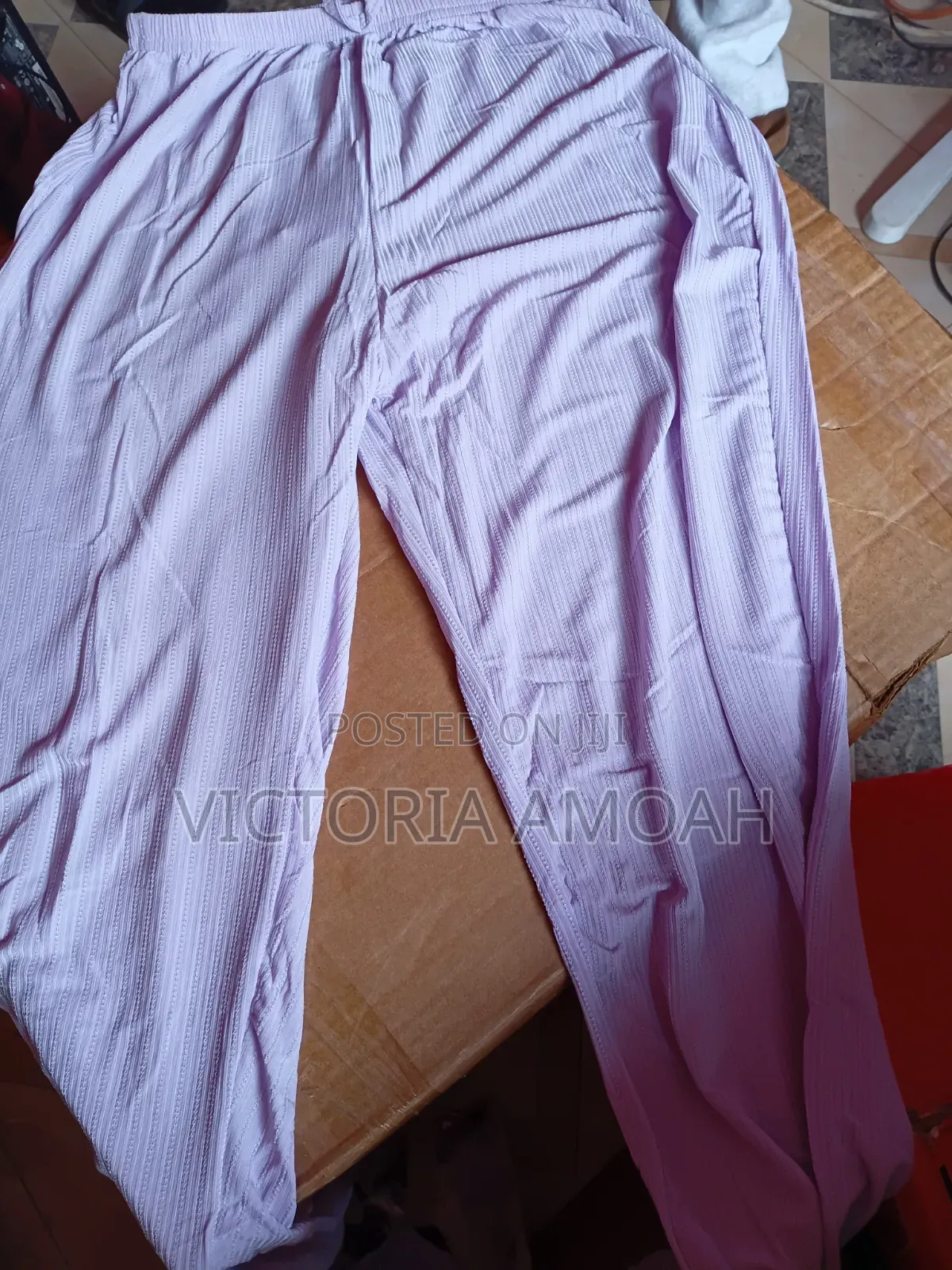 Three-Piece Ribbed Sleepwear Set