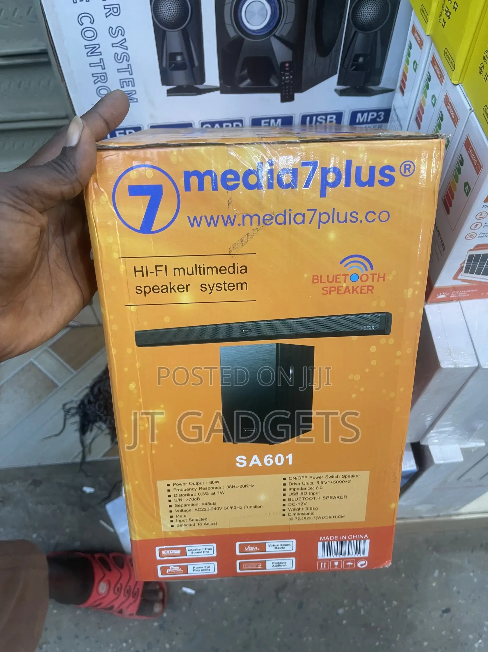 Media7Plus SA601 Soundbar Subwoofer System