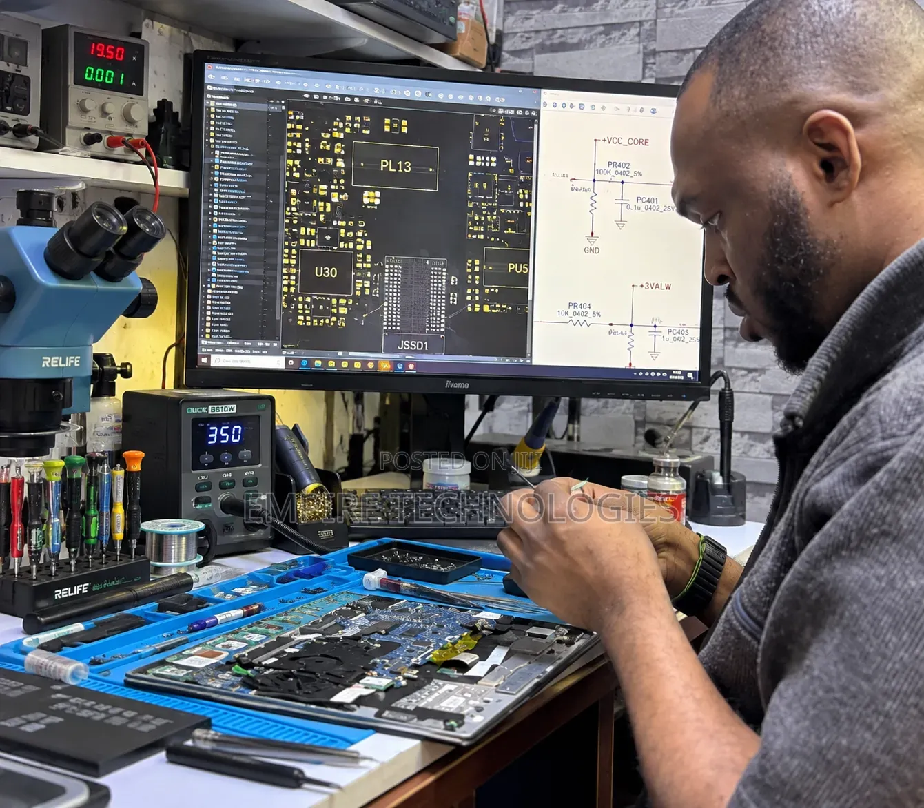 Laptop Motherboard Repair Advanced Diagnostics