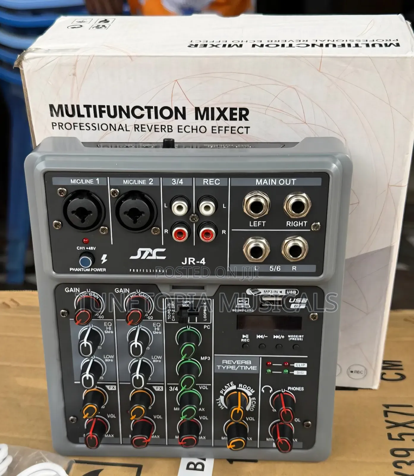 JAC JR-4 4-Channel Multifunction Audio Mixer