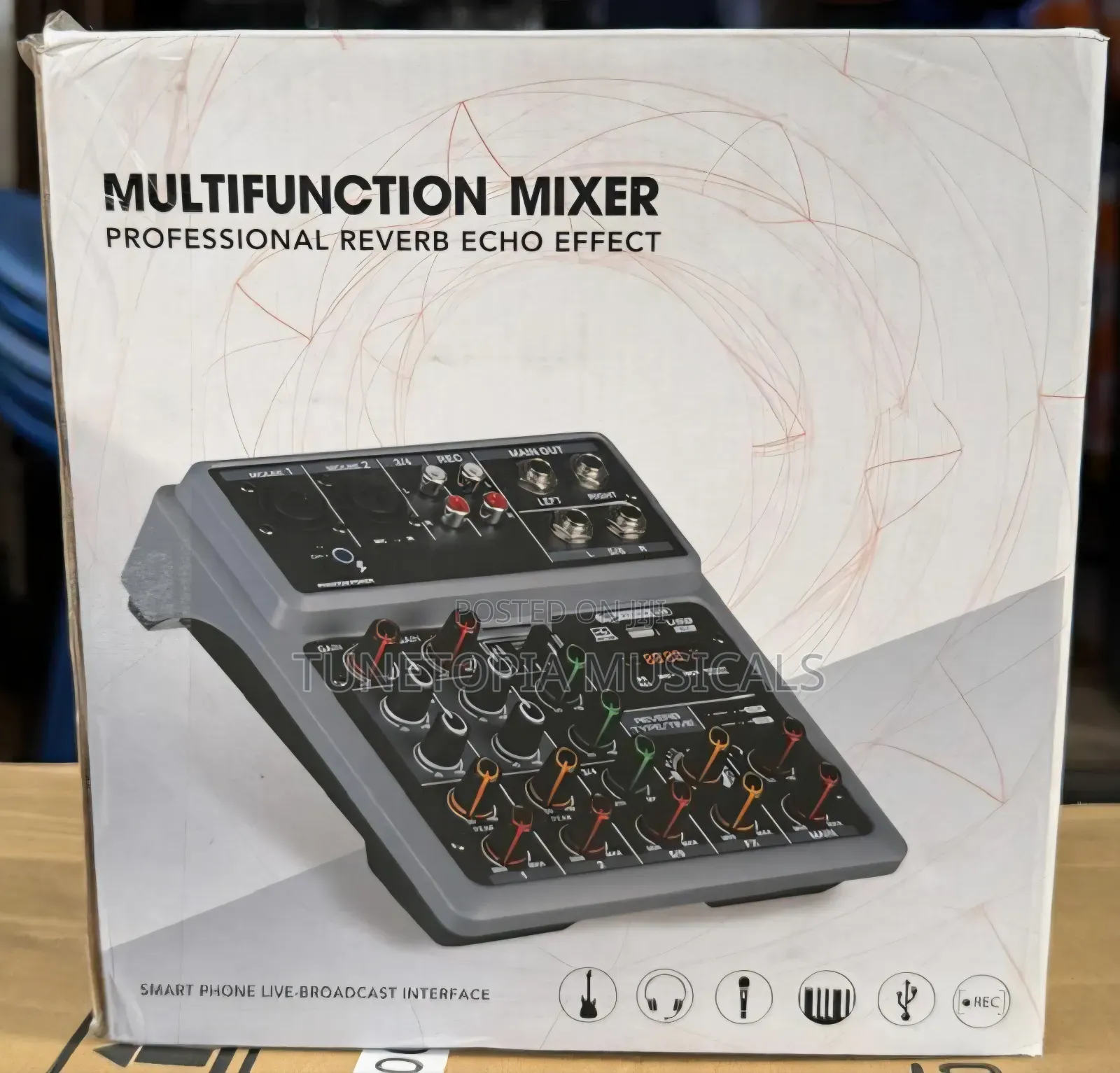 JAC JR-4 4-Channel Multifunction Audio Mixer