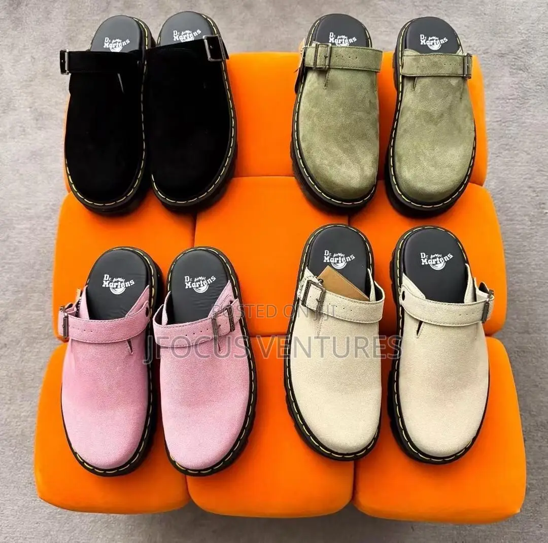 Dr. Martens Zebzag Suede Casual Mules