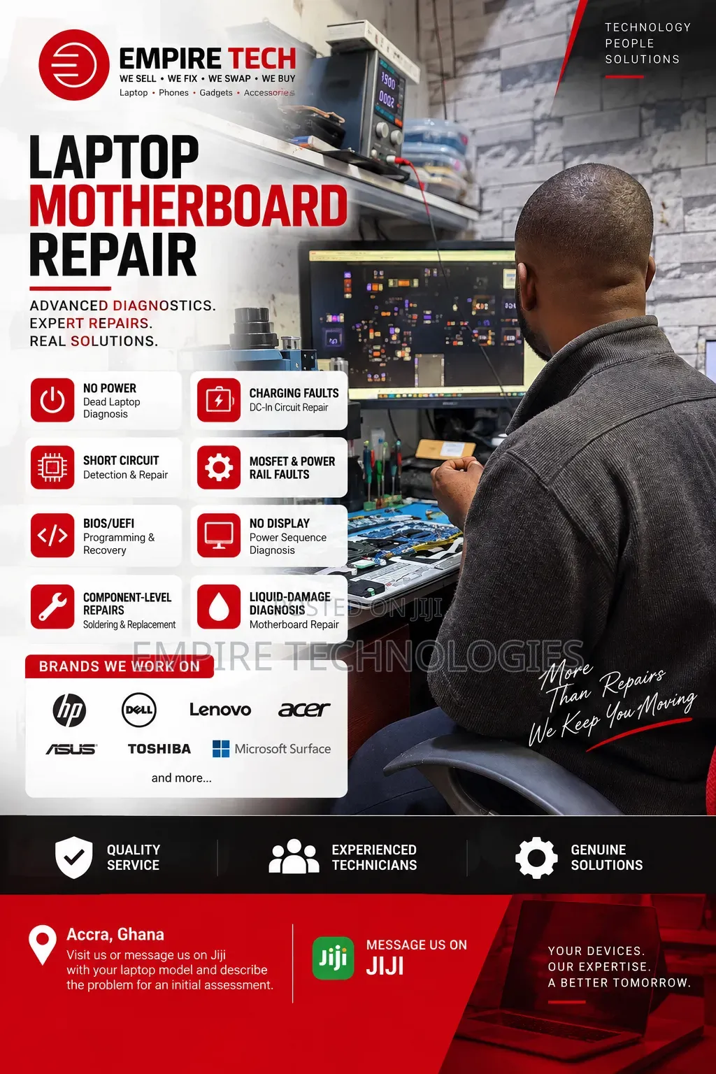 Laptop Motherboard Repair Advanced Diagnostics