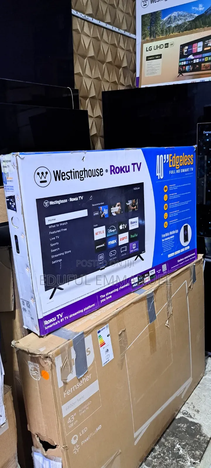 WESTINGHOUSE 40" Smart Full HD ROKU TV Wi-Fi Netflix YouTube Bluetooth