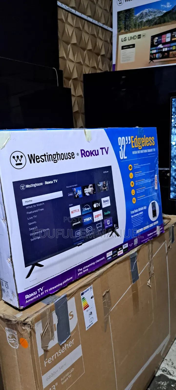 WESTINGHOUSE 32" Smart Roku TV Google TV Alexa Apple Airplay Netflix