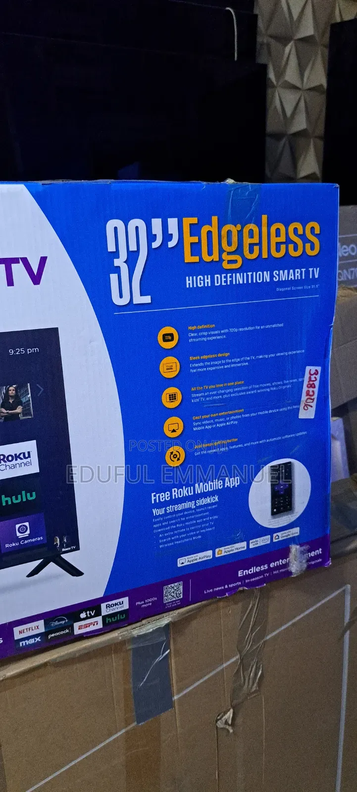 WESTINGHOUSE 32" Smart Roku TV Google TV Alexa Apple Airplay Netflix