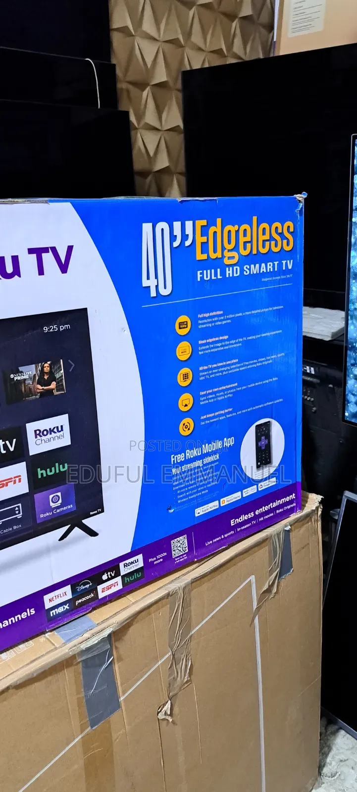 WESTINGHOUSE 40" Smart Full HD ROKU TV Wi-Fi Netflix YouTube Bluetooth