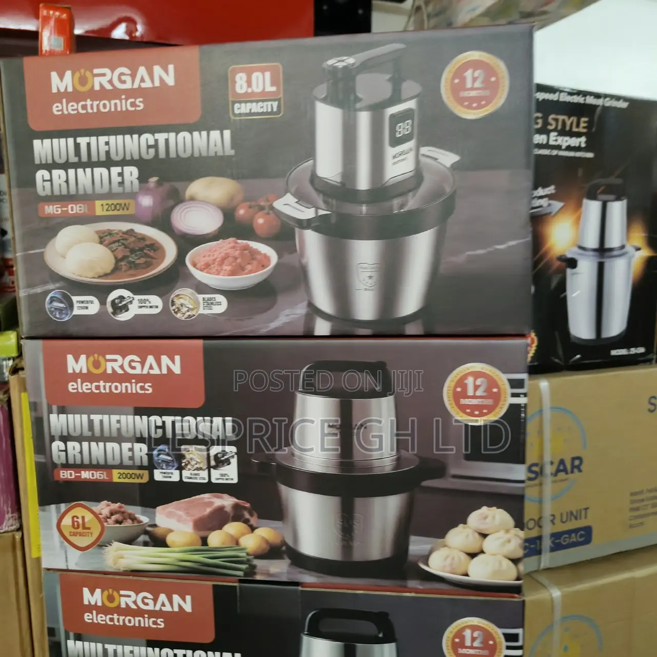 Super Efficient 6L Morgan Multifunctional Food Processor