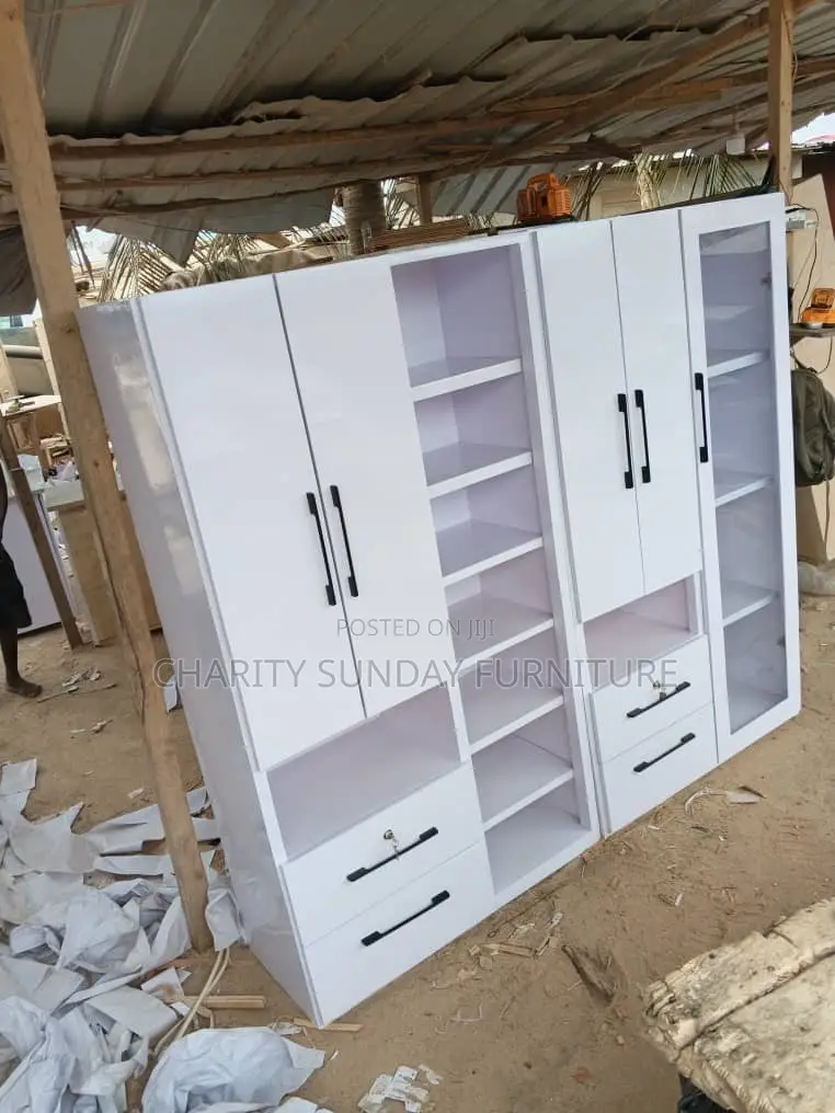 Premium Four in One Wardrobe /Sideglass