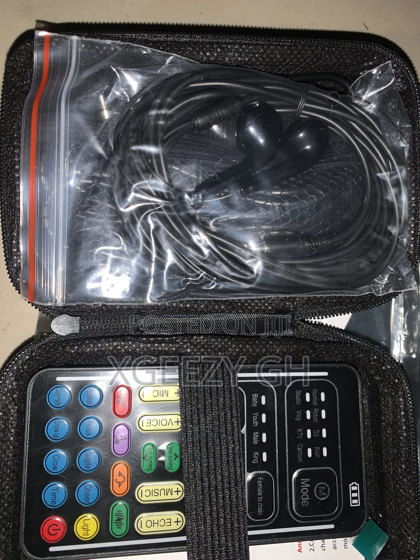I9 Voice Device Set Portable Mini Sound Card for Phone and Computer