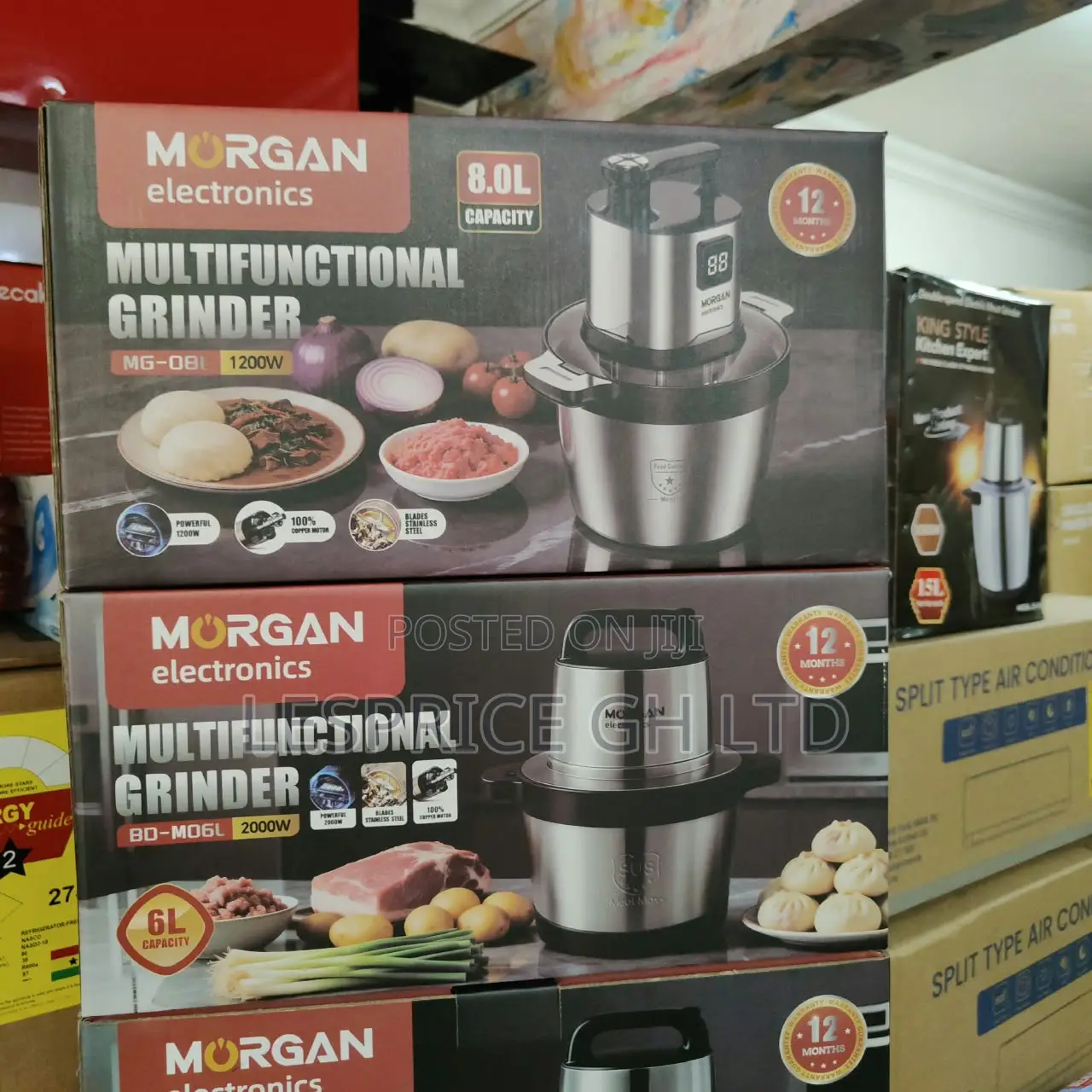 Classy High Grade 6L Morgan Multifunctional Food Processor
