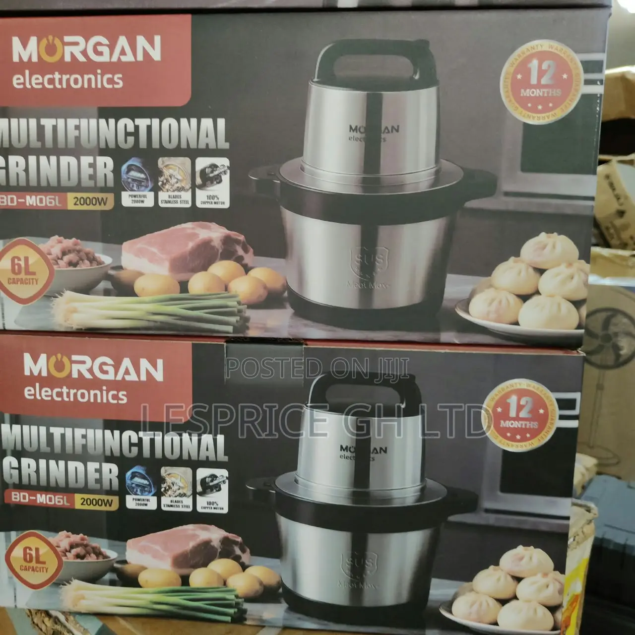 Magnificently Unique 6L Morgan Multifunctional Food Processor