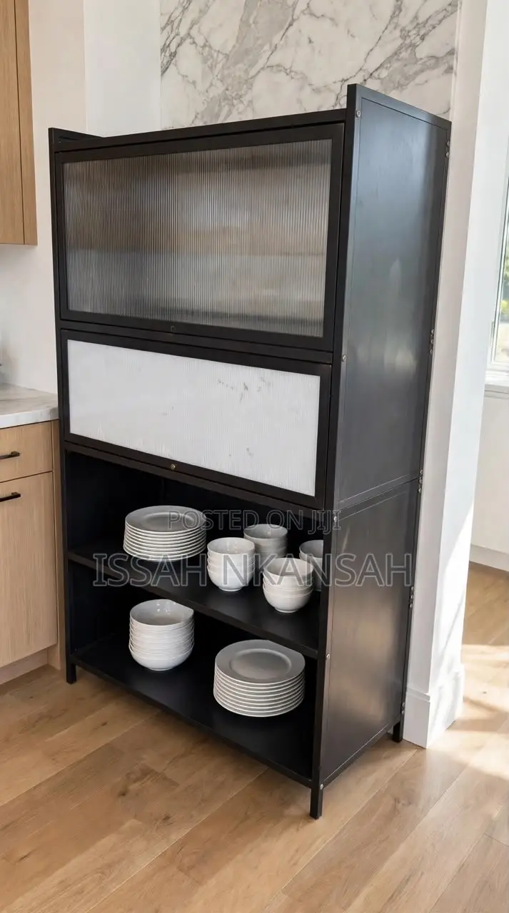 4 Tiers Kichen Storage With Pegboard