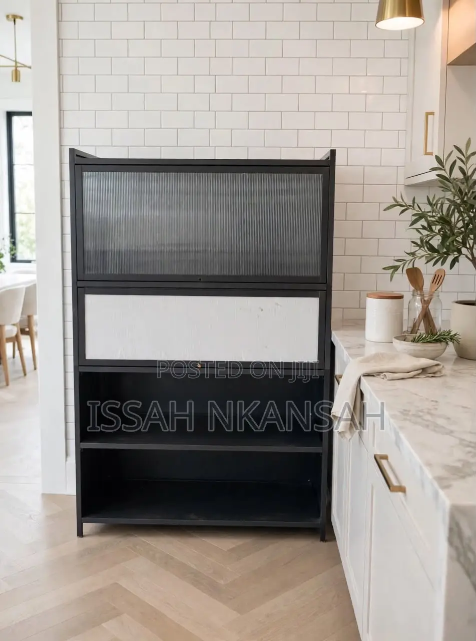 4 Tiers Kichen Storage With Pegboard
