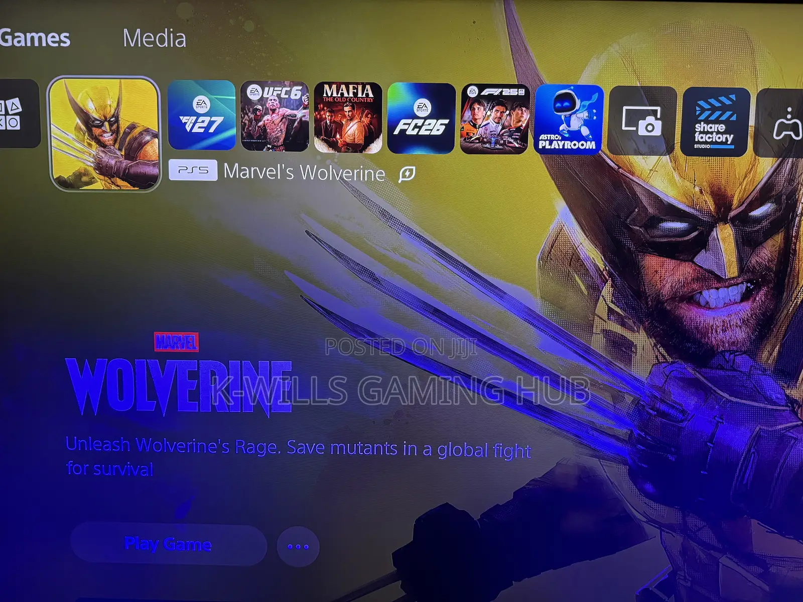 Marvel’s Wolverine Ps5 Account