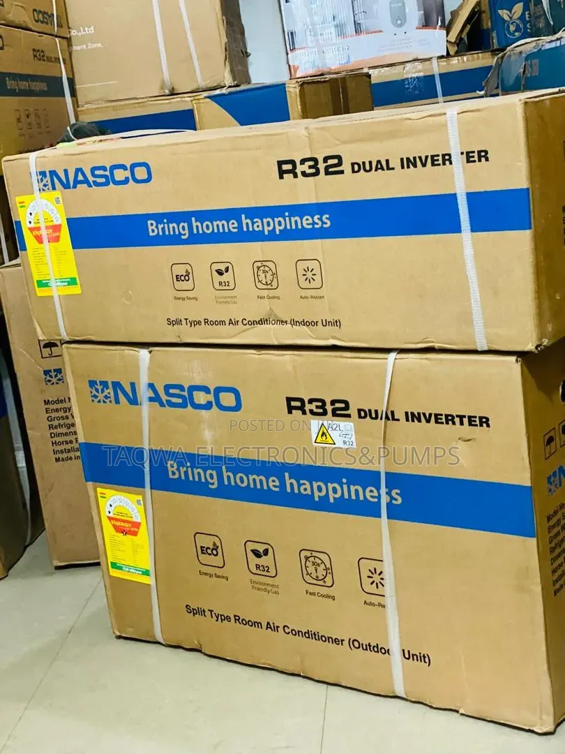 Quietly Cools Nasco 1.5hp Dual Inverter Air Conditioner