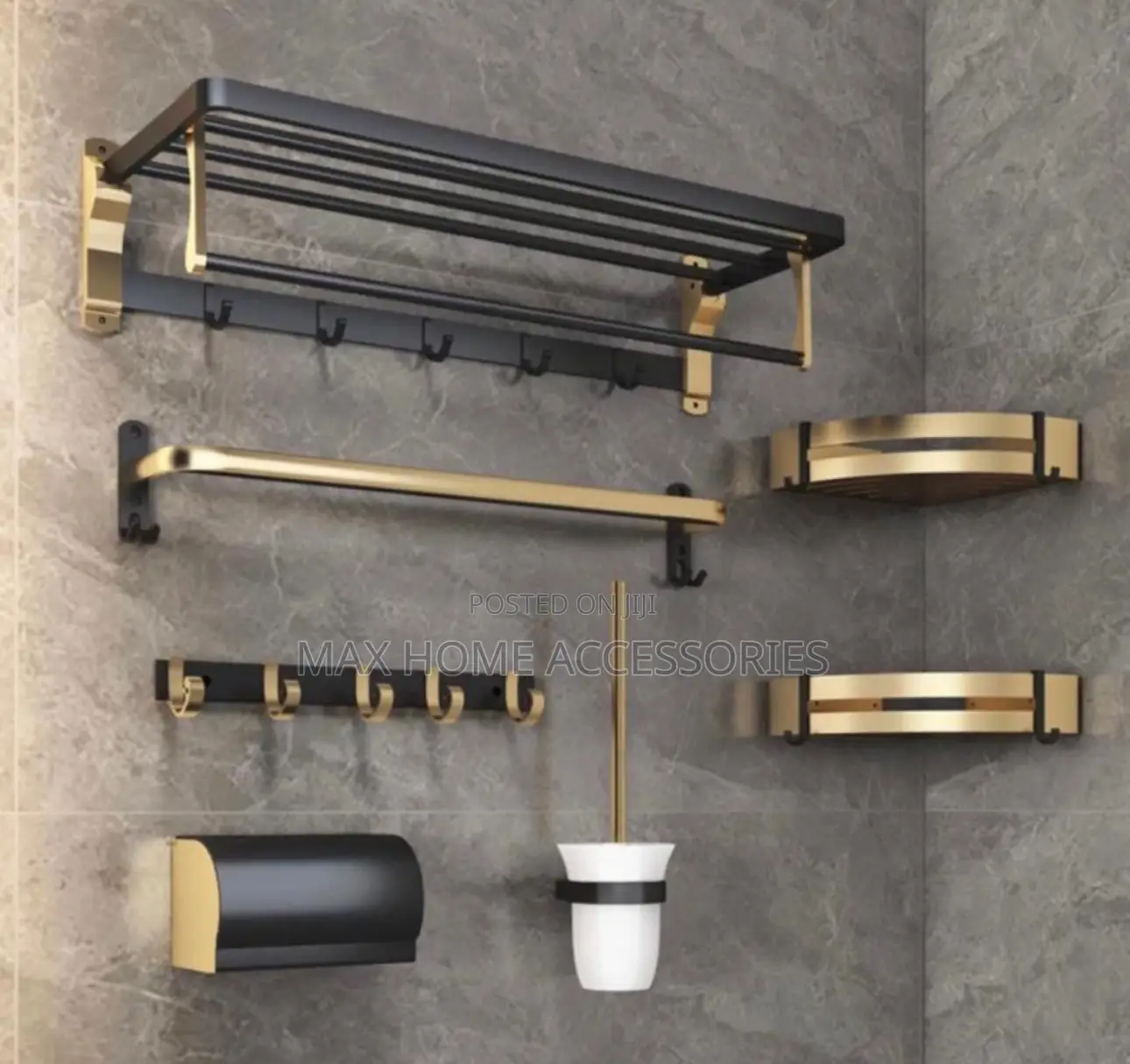 Black and Gold Accessories