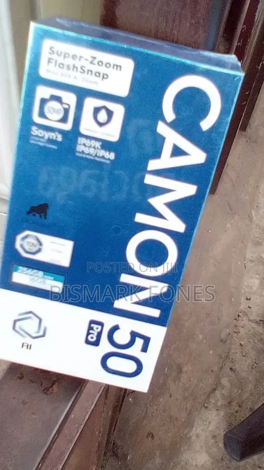 New Tecno Camon 50 Pro 256 GB Gold