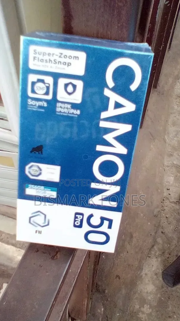 New Tecno Camon 50 Pro 256 GB Gold