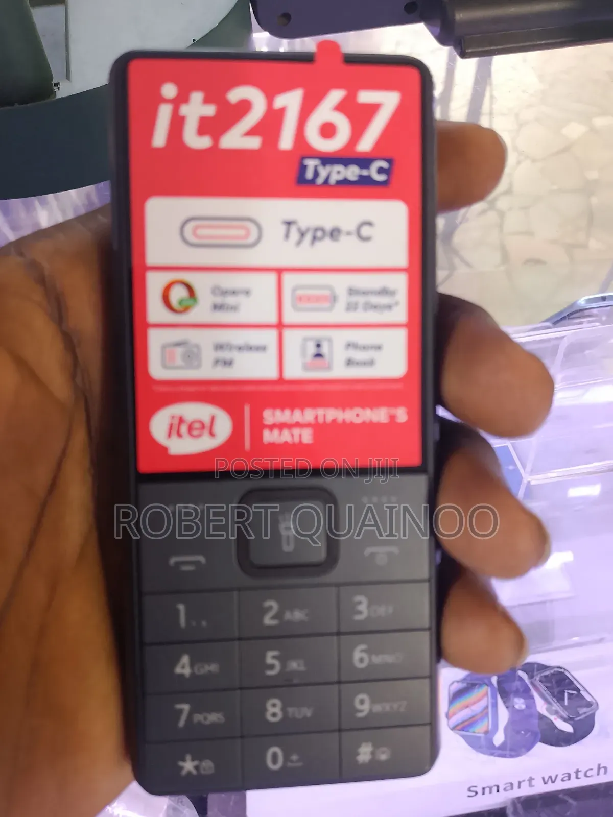 New Itel it2166 Black