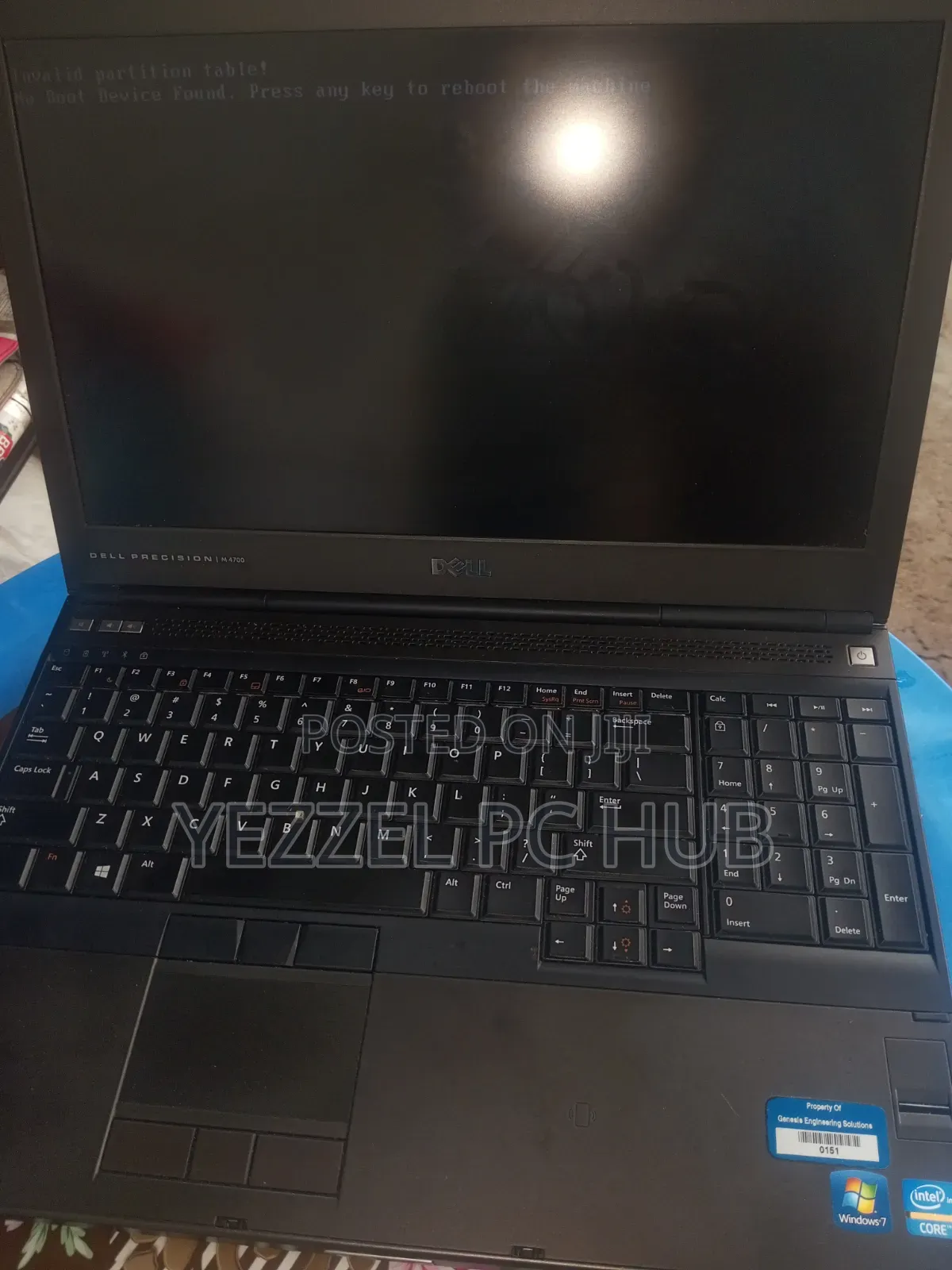 New Laptop Dell Precision M4700 8GB Nvidia HDD 160GB