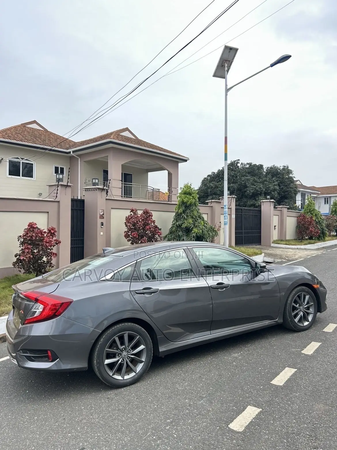 Honda Civic EX Sedan 2019 Gray