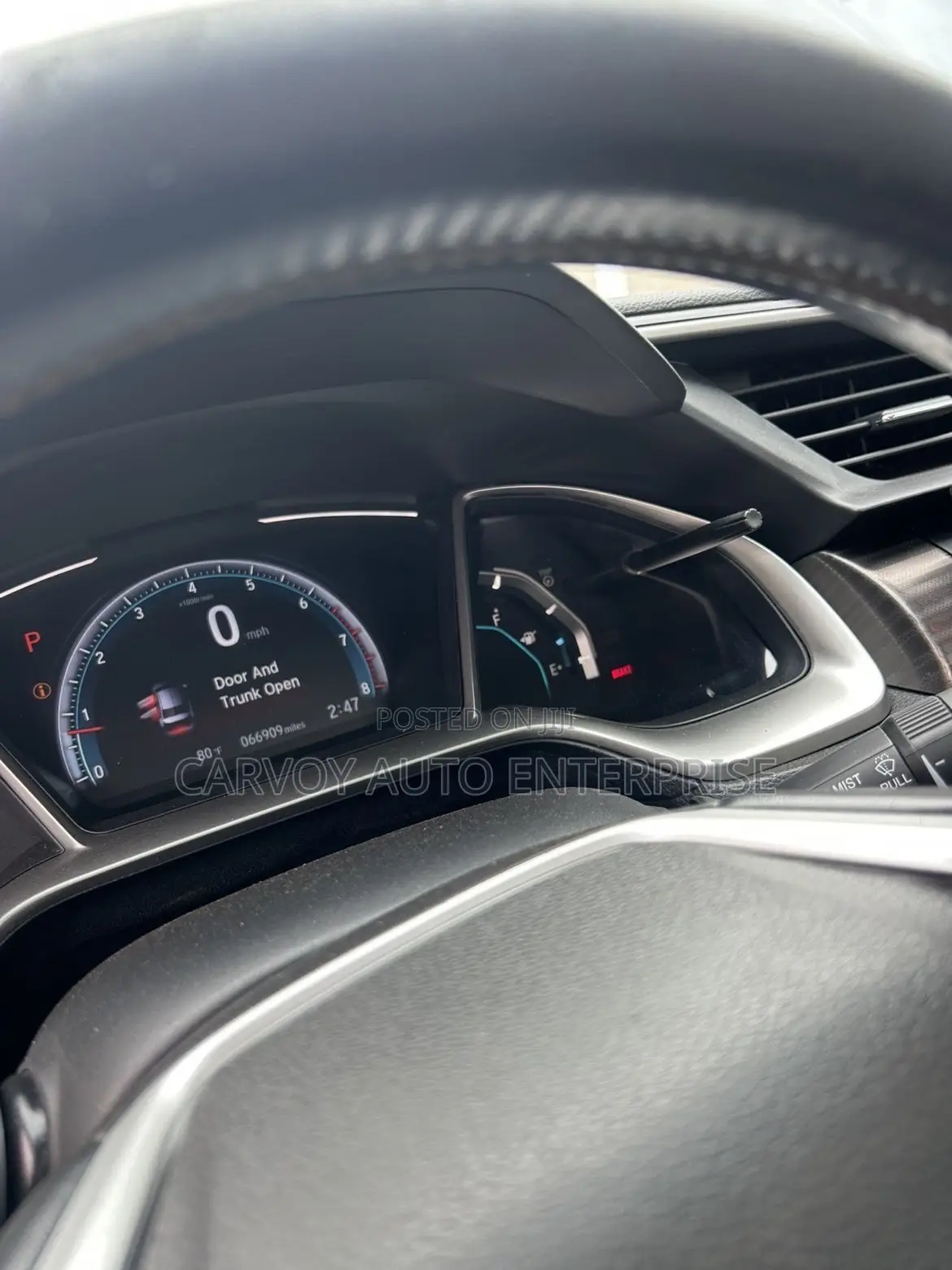 Honda Civic EX Sedan 2019 Gray