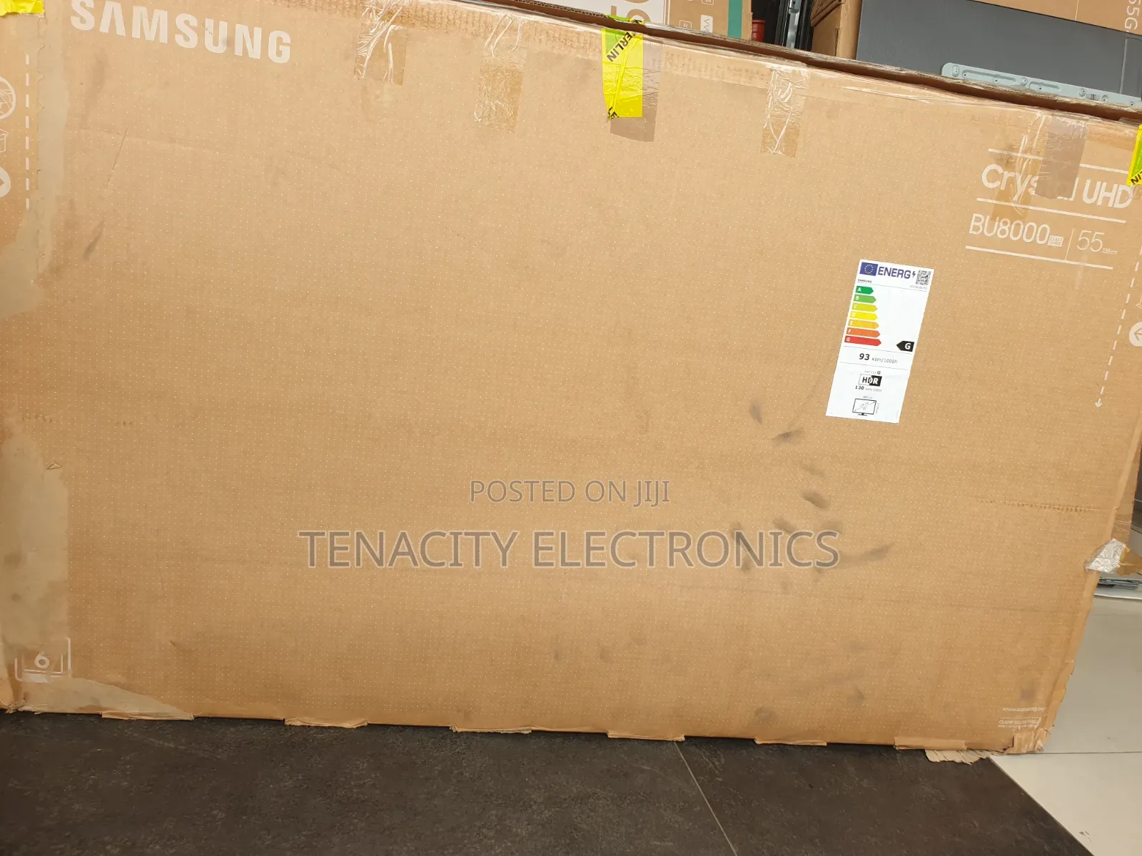 New 55 Airslim Samsung Crystal Uhd HDR Smart Satellite TV