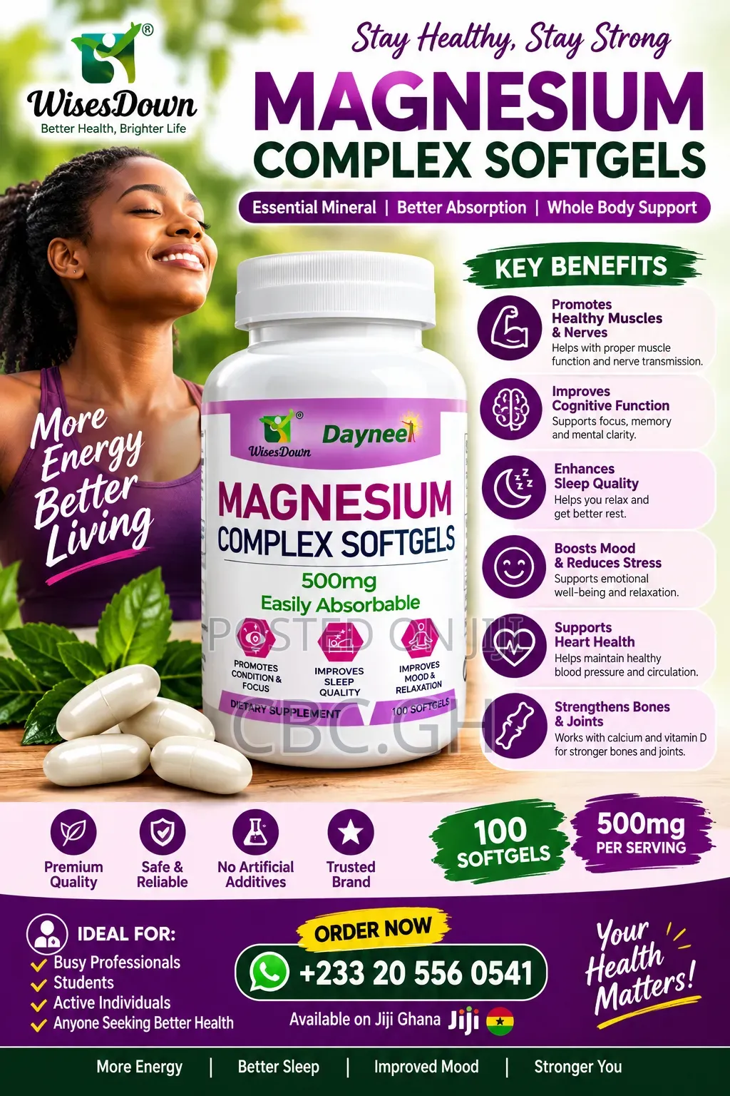 Magnisium Complex 500mg (Original)