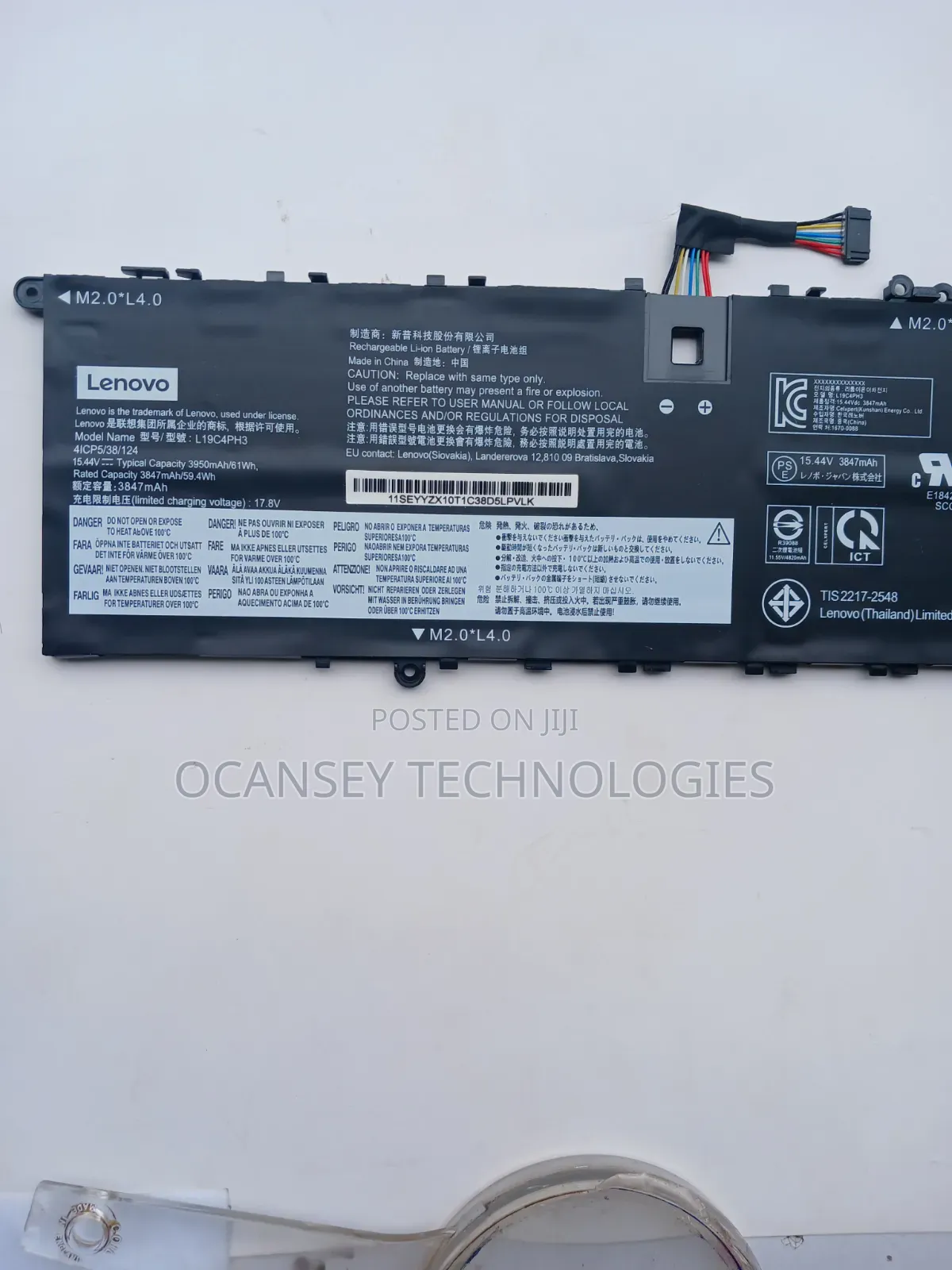 Original Lenovo L19M4PH3 Battery for Yoga Slim 7 Pro