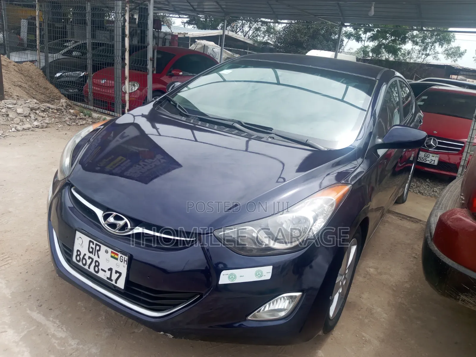 Hyundai Elantra GLS Sedan FWD (1.8L 4cyl 6A) 2013 Blue